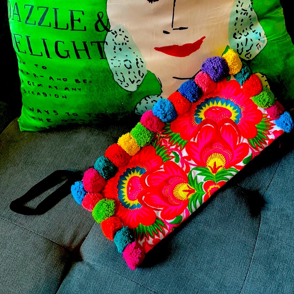 Mexican Boho wristlet/BRANDNEW